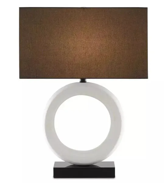 Product Image 3 for Kirkos White Table Lamp from Currey & Company