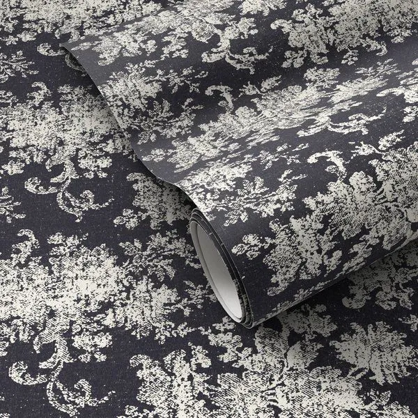 Product Image 1 for Fallingbrook Black I Wallpaper by FH Art Studio from Four Hands
