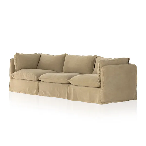 Product Image 1 for Andre Slipcover 3-Piece Sectional - Broadway Canvas from Four Hands