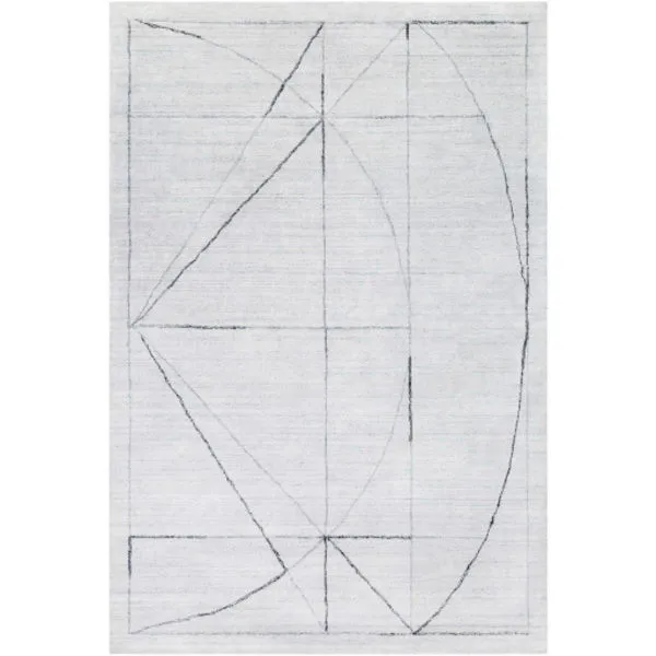 Product Image 3 for Hightower Medium Gray / White Rug from Surya