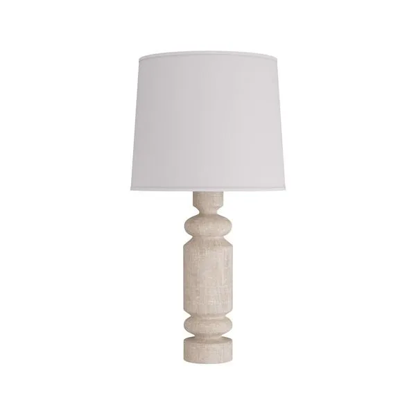 Product Image 1 for Woodrow Limewash Wooden Lamp from Arteriors