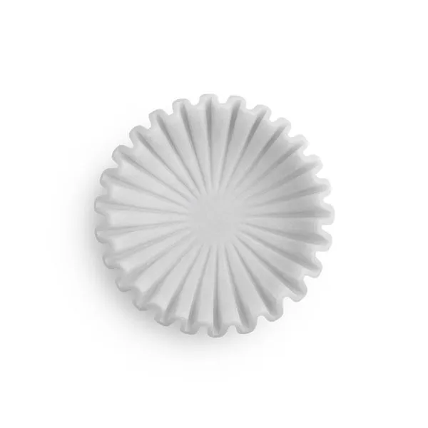 Product Image 1 for White Marble Ruffled Bowl from BIDKHome