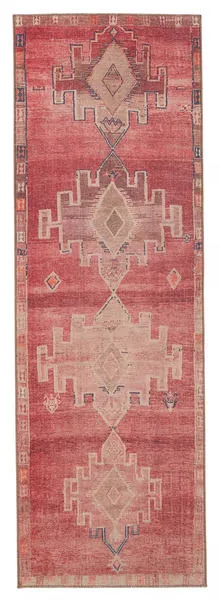 Product Image 5 for Evadne Medallion Pink/ Blue Rug from Jaipur