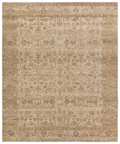 Product Image 1 for Zeniba Hand Knotted Oriental Tan/Gray Rug from Jaipur 