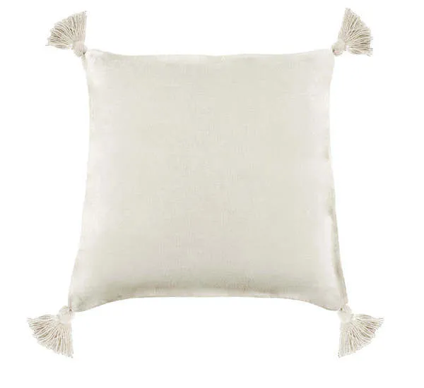 Product Image 1 for Montauk 20" Accent Pillow with Insert - Cream from Pom Pom at Home
