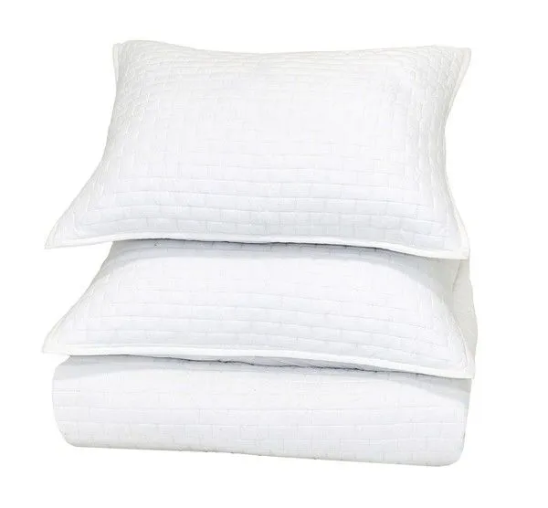 Product Image 1 for White Brick Quilt from Classic Home Furnishings