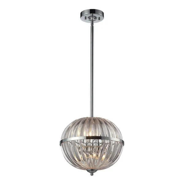 Product Image 2 for Crystal Pendants 4 Light Pendant In Polished Chrome from Elk Lighting