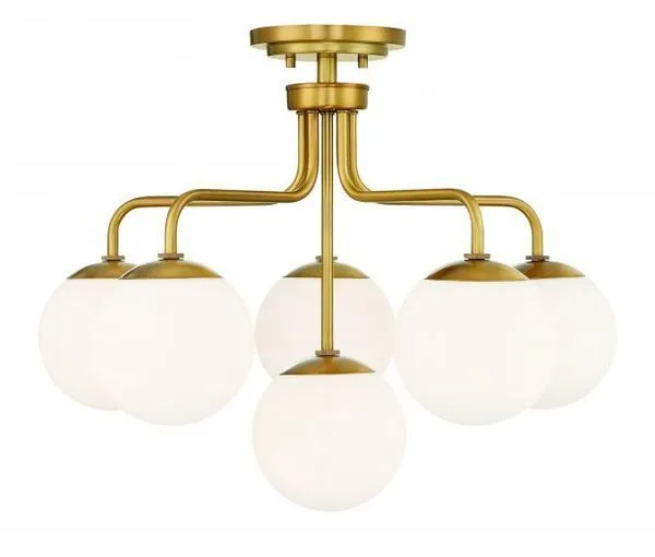 Product Image 6 for Marco 6 Light Semi-Flush from Savoy House 