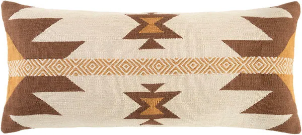 Product Image 2 for Andrea Cream / Brown Lumbar Pillow from Surya