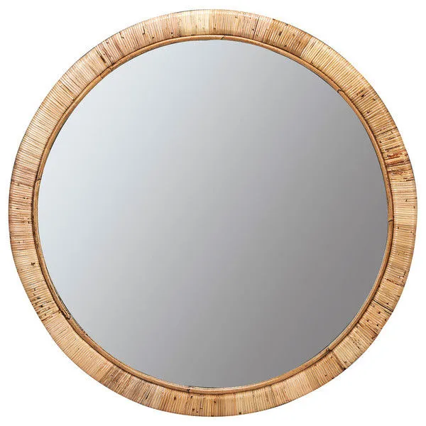 Product Image 1 for Blake Handwoven Rattan Wall Mirror from Cooper Classics