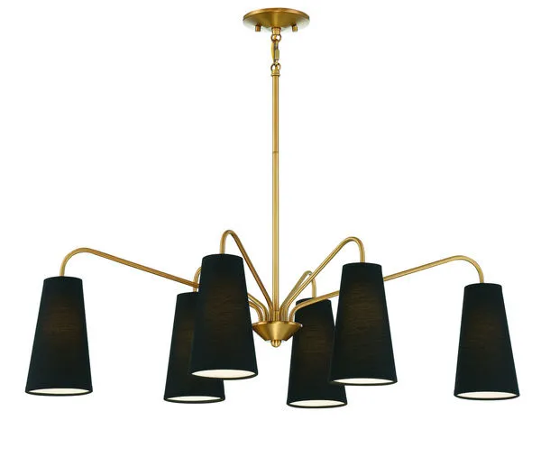 Product Image 4 for Edgewood 6 Light Linear Chandelier from Savoy House 