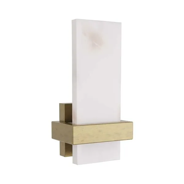 Product Image 1 for Wembley White & Gold Alabaster Sconce from Arteriors