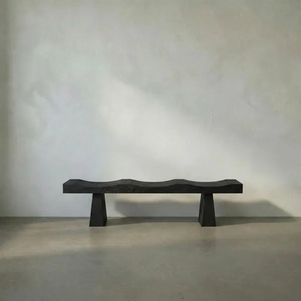 Product Image 1 for Shibumi Bench, Burnt Black Finish from Noir