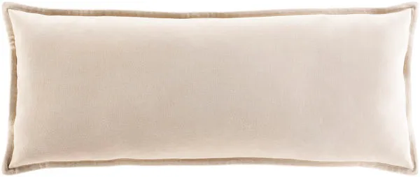 Product Image 1 for Cotton Velvet Beige Lumbar Pillow from Surya