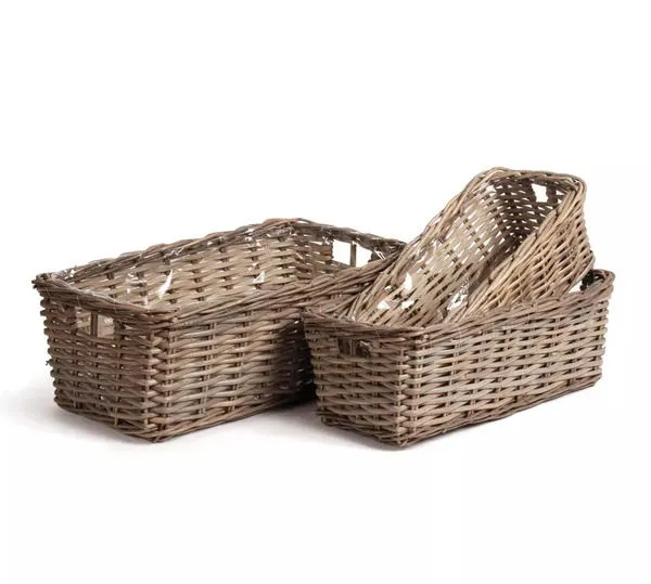 Product Image 1 for Normandy Rectangular Basket, Set Of 3 from Napa Home And Garden
