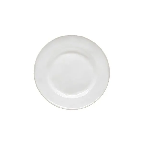 Product Image 1 for Beja Ceramic Stoneware Salad and Dessert Plate, Set of 6 - White & Cream from Costa Nova