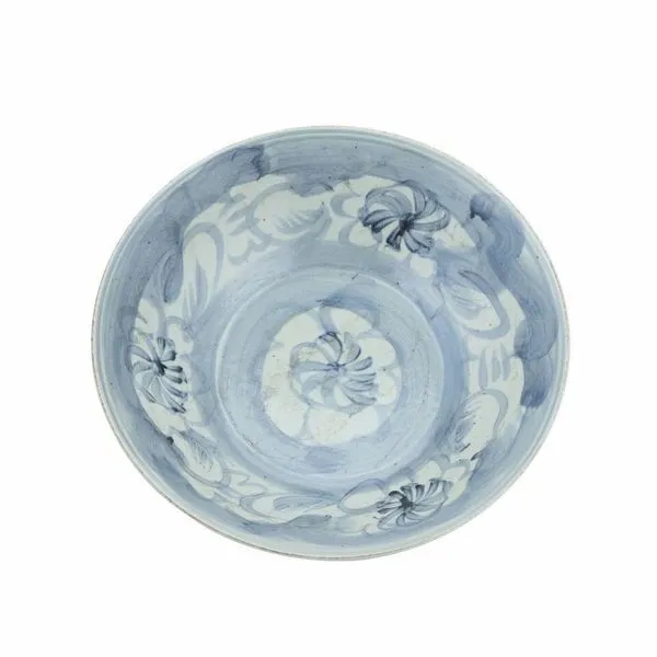 Product Image 1 for Blue & White Porcelain Silla Sea Grass Plate from Legend of Asia