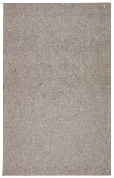Extra Plush Premium Rolled Rug Pad in grayish tone with needle-punched fabric, sized 5 by 8 feet