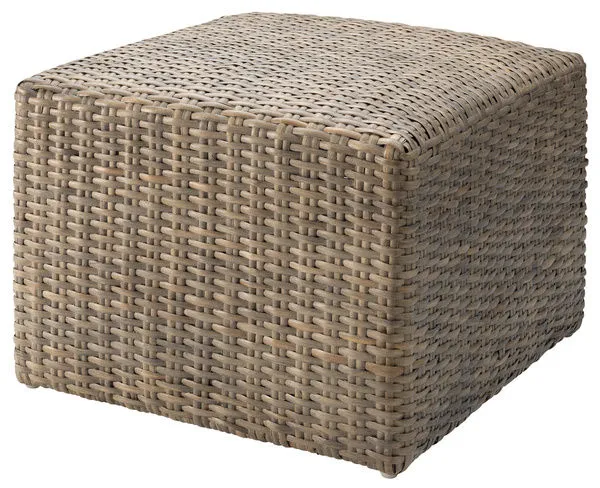 Product Image 3 for Natural Rattan Ottoman from Jamie Young