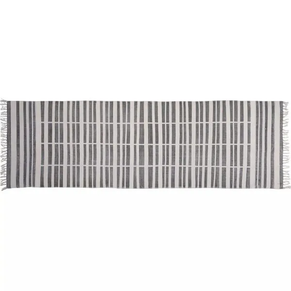 Product Image 2 for Block Print Rug Cotton Runner  Broken Stripe from Homart