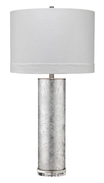 Product Image 2 for Feathered Table Lamp Glass  Drum Shade from Jamie Young