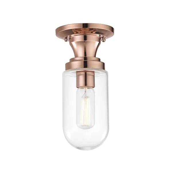 Product Image 1 for Clara 1 Light Semi Flush from Mitzi