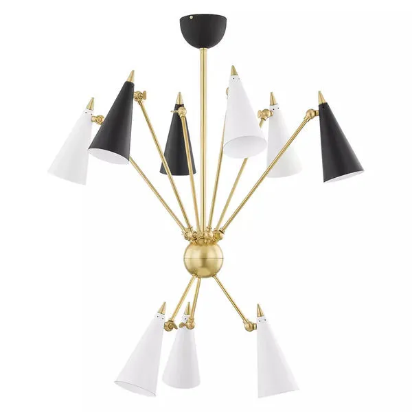Product Image 1 for Moxie 9 Light Chandelier from Mitzi