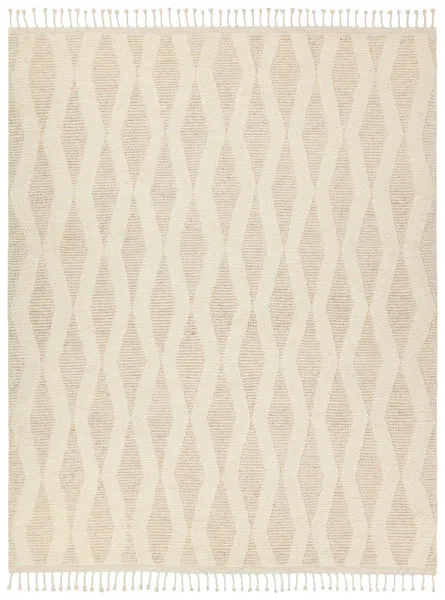 Product Image 1 for Ela Global Hand-Knotted Trellis Cream Rug - 6' x 9' from Jaipur 