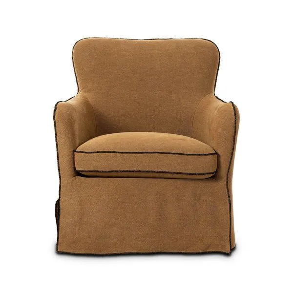 Product Image 1 for Devon Slipcover Swivel Chair from Four Hands