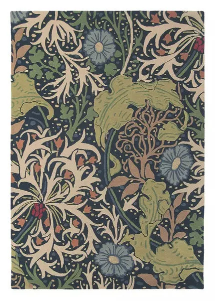 Product Image 2 for Seaweed 5'7 X 7'10 Rug In Ink from Selamat Designs