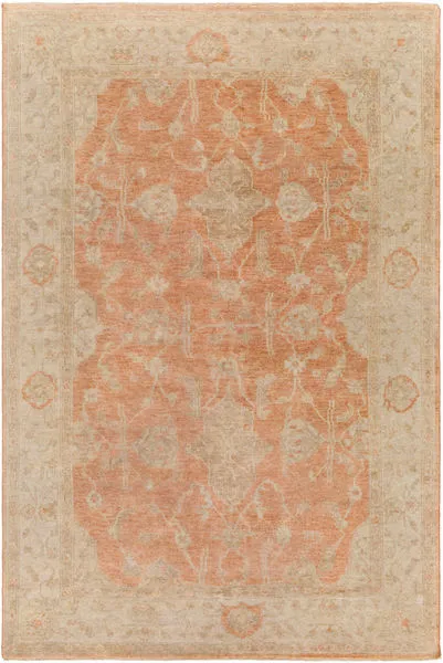Product Image 2 for Normandy Hand-Knotted Wool Light Gray / Beige Rug - 2' x 3' from Surya