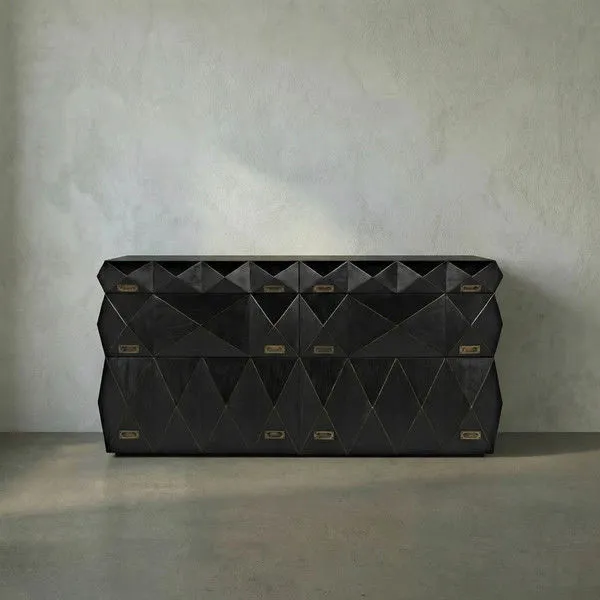 Product Image 1 for Allegra Hand Rubbed Black Dresser from Noir
