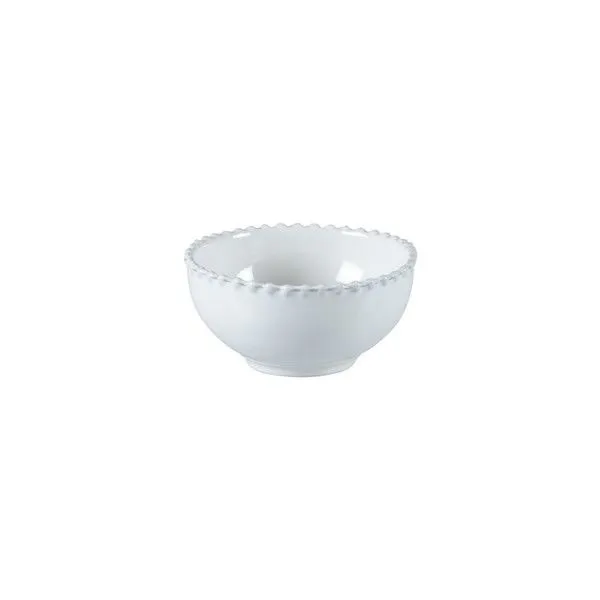 Product Image 1 for Pearl Scalloped Ceramic Stoneware Fruit Bowl, Set of 6 - White from Costa Nova