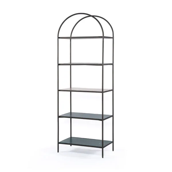 Product Image 6 for Noel Bookshelf Grey Gunmetal from Four Hands
