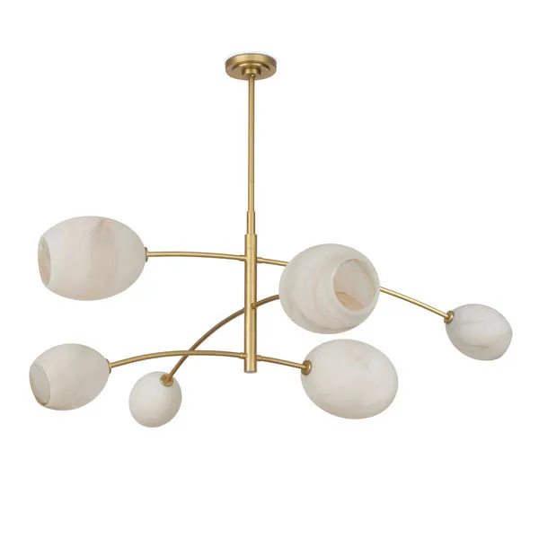 Product Image 1 for Artemis Natural Brass Chandelier from Regina Andrew Design