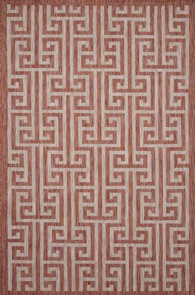 Product Image 2 for Isle Indoor / Outdoor Rust / Beige Rug from Loloi
