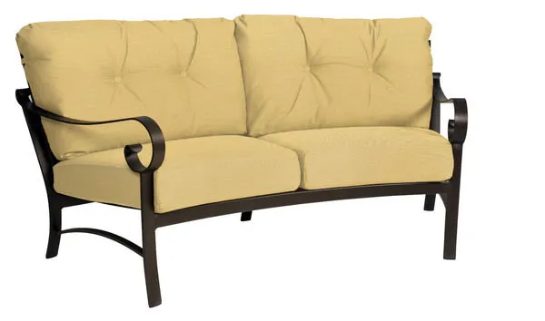 Product Image 2 for Beldon Crescent Love Seat from Woodard