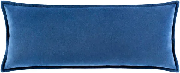 Product Image 1 for Cotton Velvet Navy Lumbar Pillow from Surya
