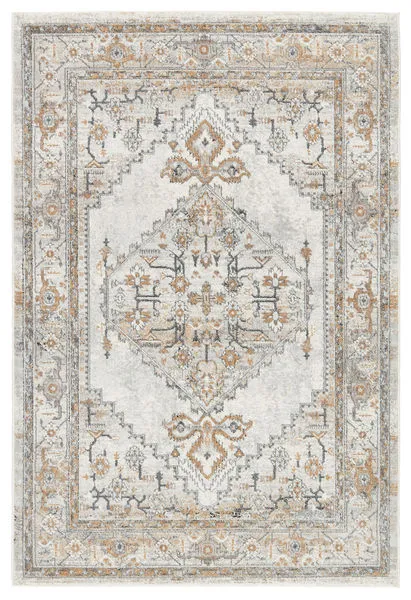 Product Image 5 for Lisette Medallion Gray/ Gold Rug from Jaipur 