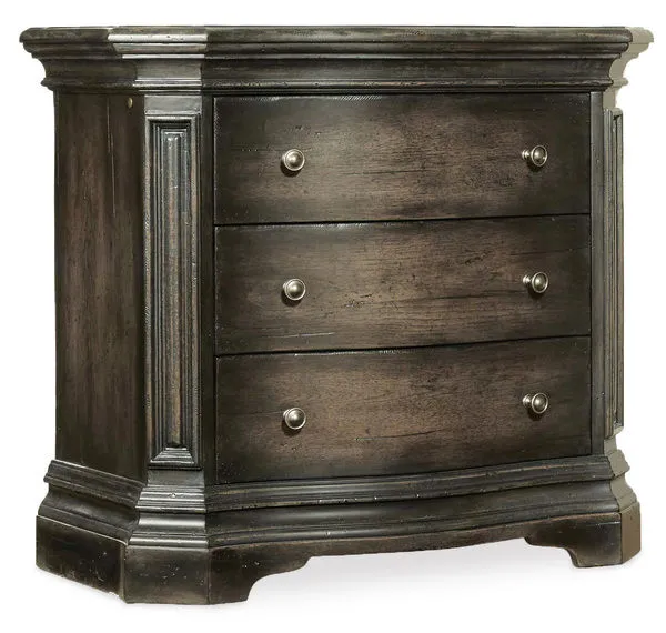Product Image 3 for Auberose Three Drawer Nightstand from Hooker Furniture
