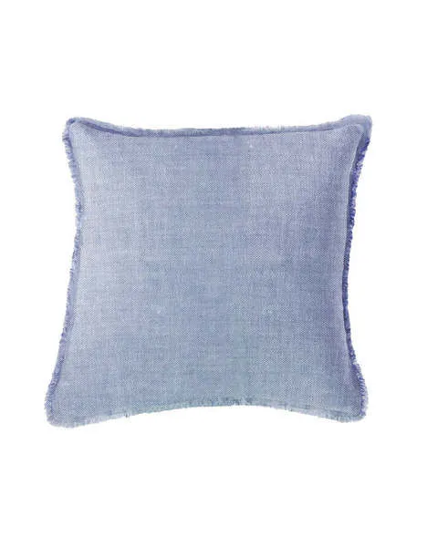 Product Image 3 for Chambray Blue Linen Pillow from Anaya Home