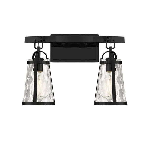 Product Image 4 for Albany 2 Light Black Bath Bar from Savoy House 