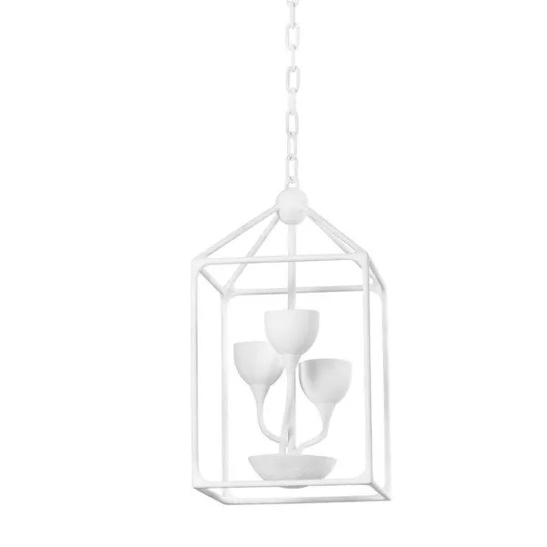 Product Image 1 for Westwood Gesso White 5-Light Lantern from Troy Lighting