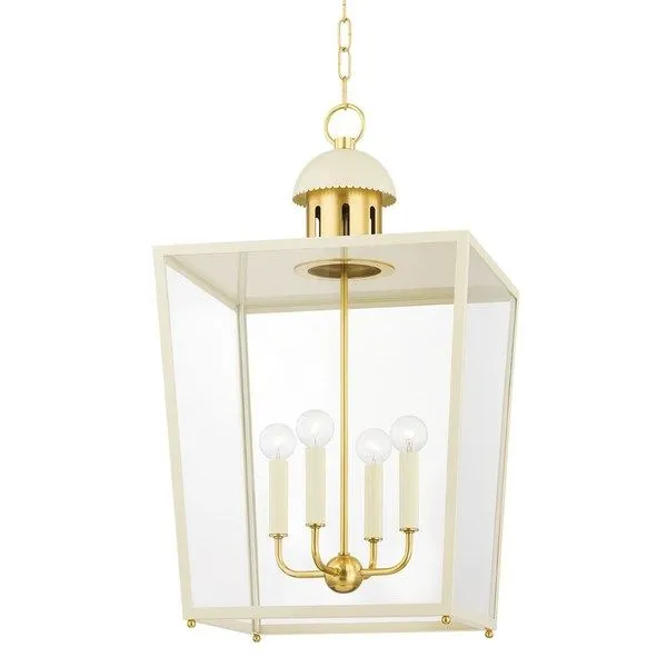 Product Image 1 for June Large Soft Cream 4-Light Lantern from Mitzi