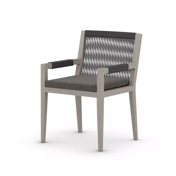 Product Image 4 for Sherwood Outdoor Dining Armchair Weathered Grey from Four Hands
