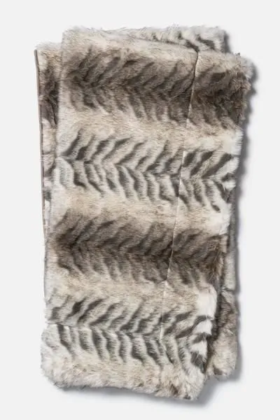 Product Image 1 for Zora White / Black Throw from Loloi