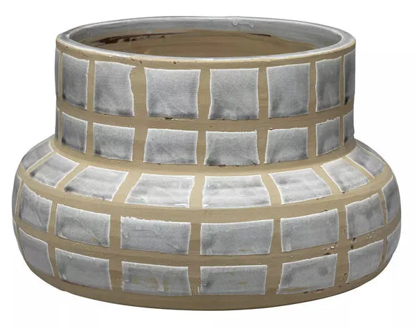Product Image 15 for Grid Ceramic Vase from Jamie Young