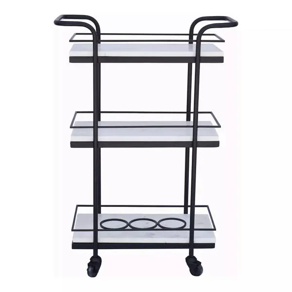 Product Image 4 for Banswara Marble Bar Cart from Moe's