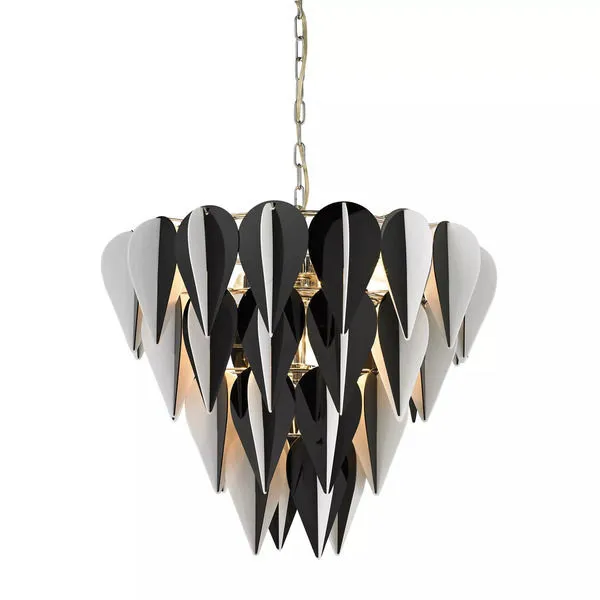Product Image 1 for Mod Inspired Black And White 3 Tier Pendant from Elk Home