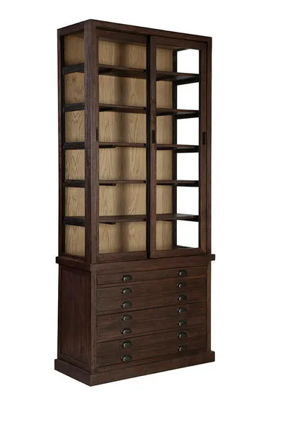 Product Image 1 for Brown Single Balmoral Cabinet from Furniture Classics